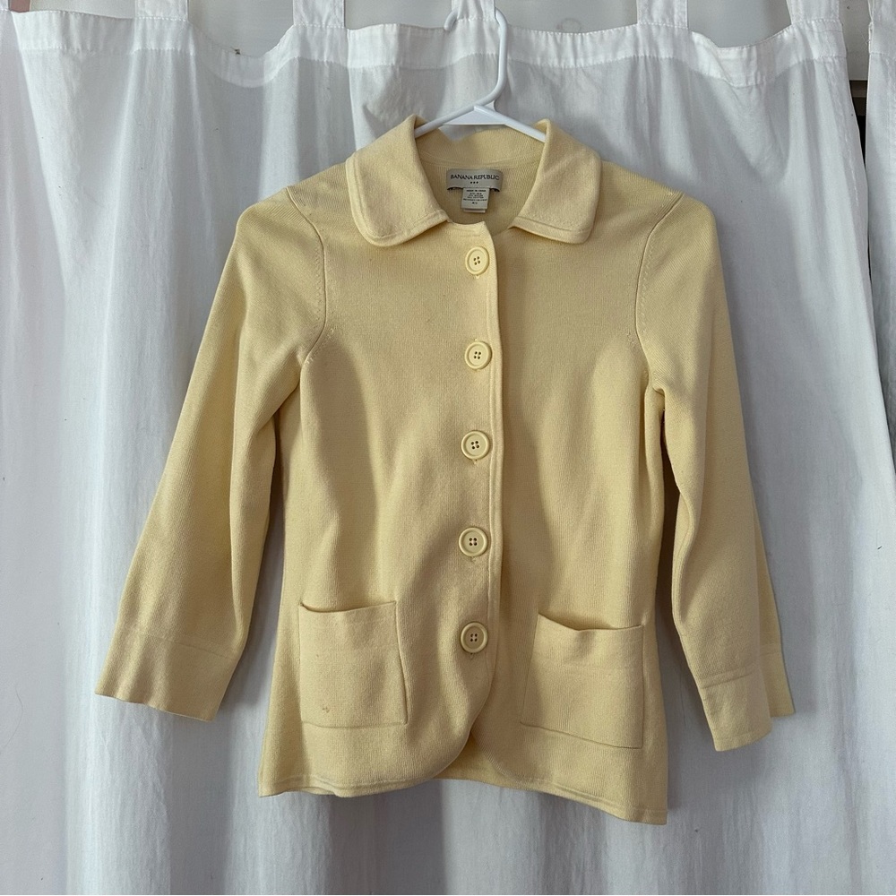 Banana Republic Women’s Yellow Blazer